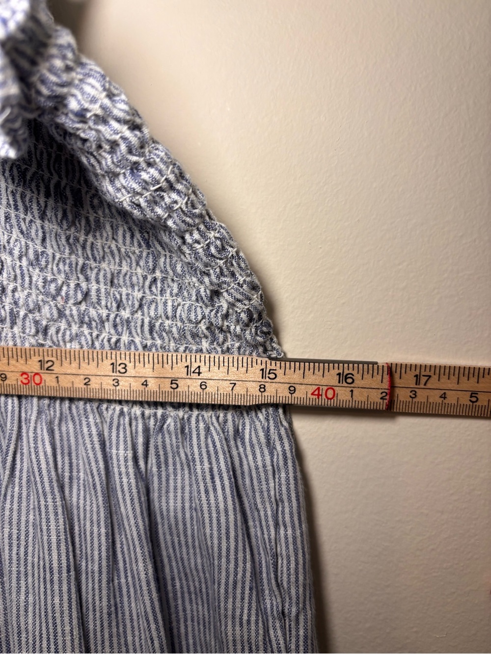Quince Striped Smocked Maxi Dress with Ruffled Straps - Picture 5 of 10